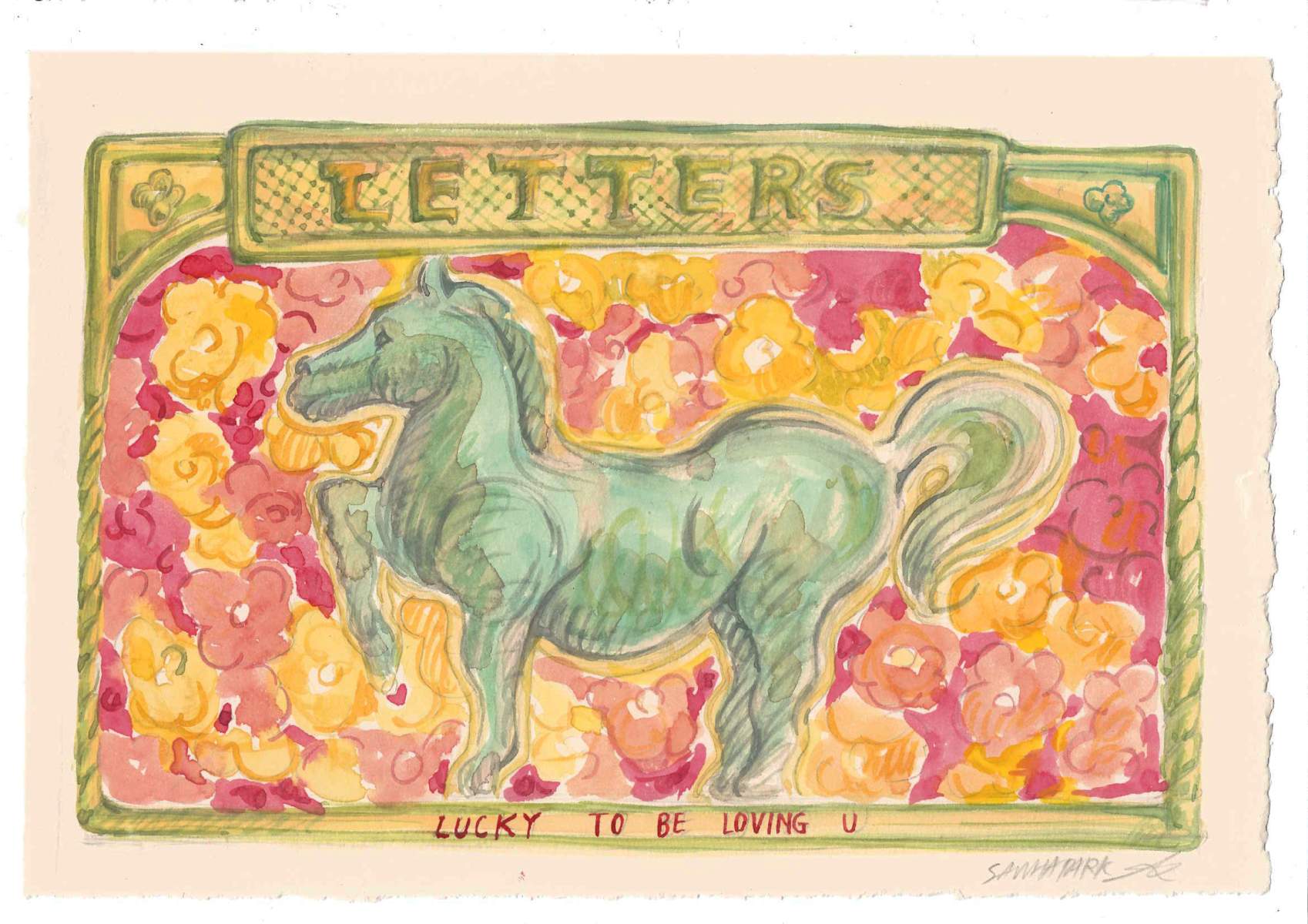 letter horse